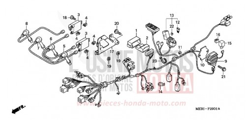 WIRE HARNESS (CBF600N/NA) CBF600NA5 de 2005